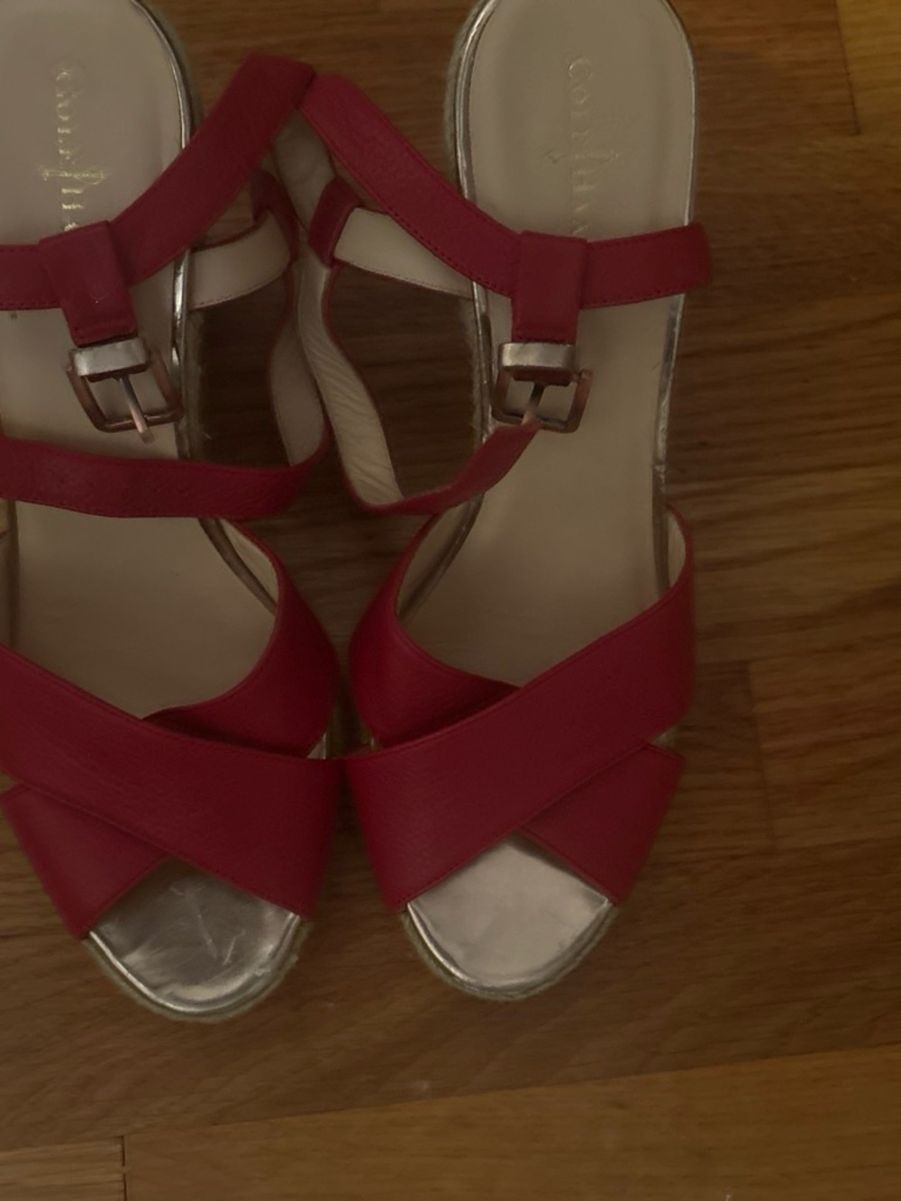 Cole Haan Women’s Red Strappy Sandals